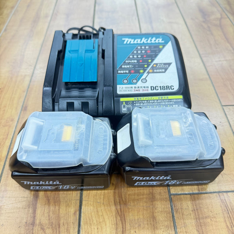 美品 14.4V/18V コードレス鉄筋結束機 リバータイア TR180DRGX 美品のバッテリー2個付属(BL1860B)【リライズ蓮田店】