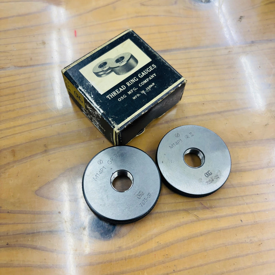 【ネコポス】美品 ネジリングゲージ・ネジゲージ M14P1 IRⅡ GRⅡ 【リライズ蓮田店】
