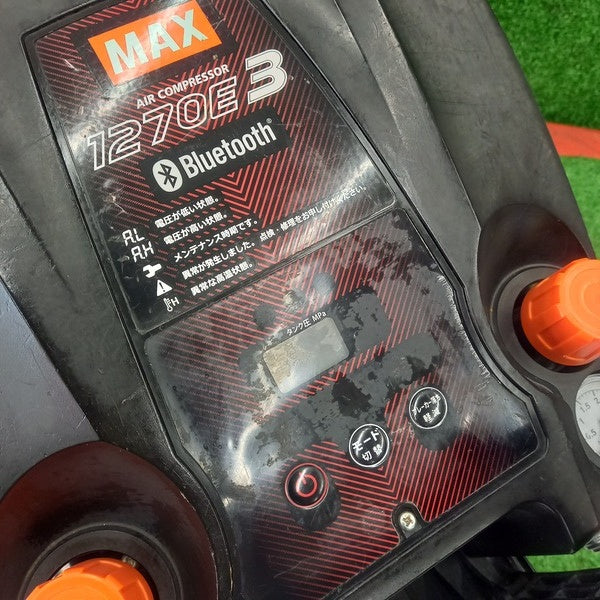 高圧エアコンプレッサ AK-HH1270E3 (ブラック) 【野田愛宕店】