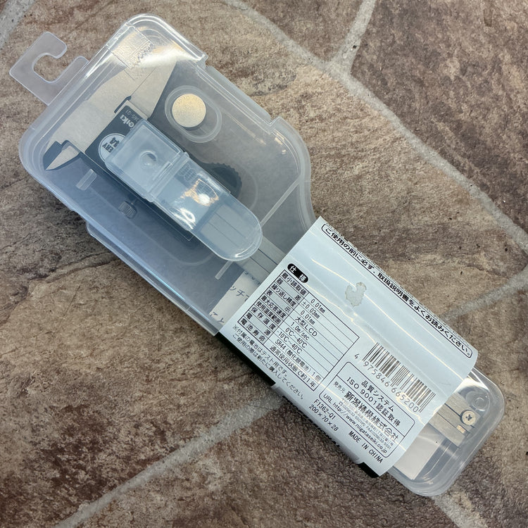 【未使用】 新潟精機(SK) 100mm デジタルノギス DN-100 デプスバー有 クリアハードケース付 【越谷店】
