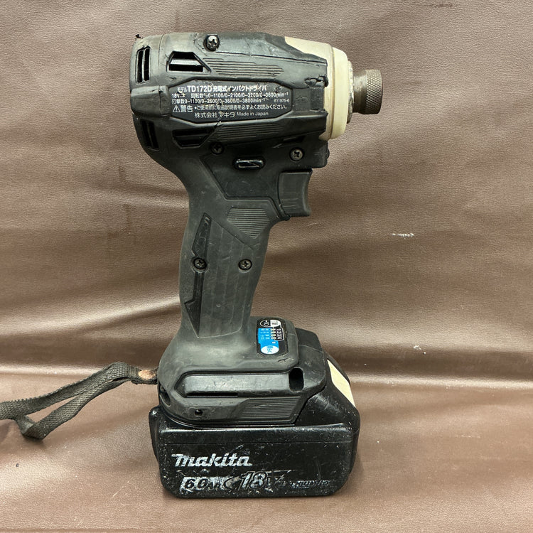 【中古品・バッテリ1個付き！】マキタ(makita) コードレスインパクトドライバー TD172DZB 【越谷店】