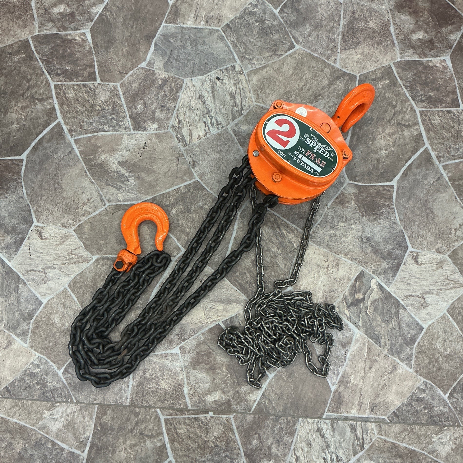 【中古】 フタバ 2t チェーンブロック FS-AH 揚程 約3m 【越谷店】