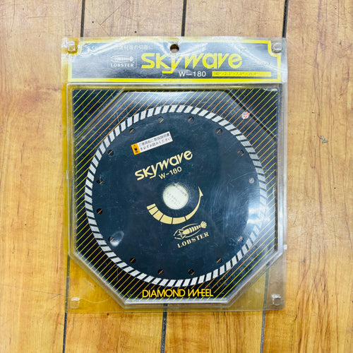 【ネコポス】保管品 未使用 180mm ダイヤモンドホイール W-180 【未使用】 【蓮田店】