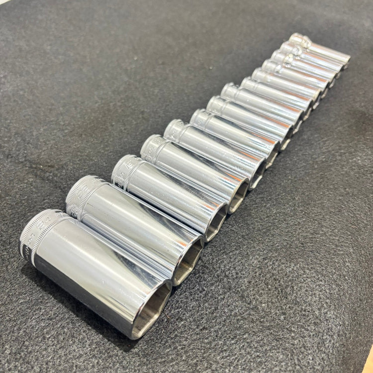 ▲Snap-on スナップオン 6角ディープソケット SFSM 14個セット 【船橋馬込店】
