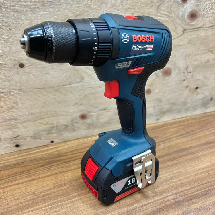 美品 ボッシュ BOSCH 18V コンボキット インパクトドライバー GDR18V-200 ドライバードリル GSB18V-55  【船橋馬込店】