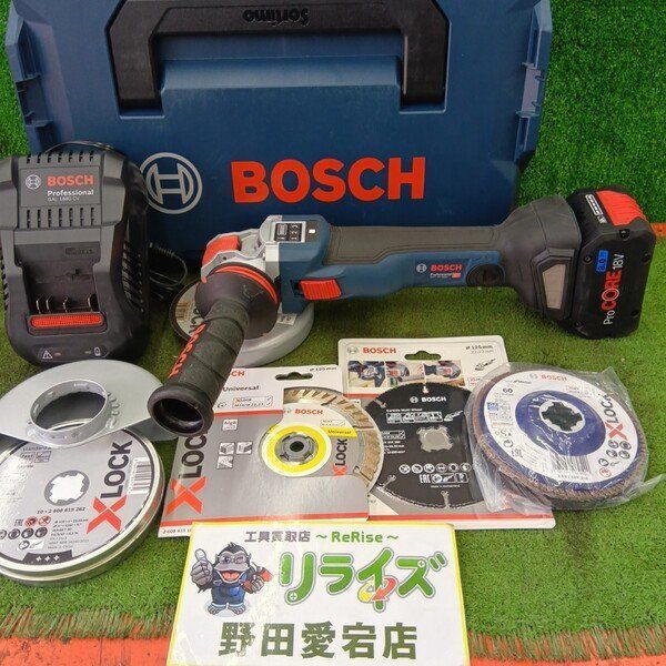 ボッシュ GWX18V-10SC コードレスディスクグラインダー 替刃セット付き 【野田愛宕店】