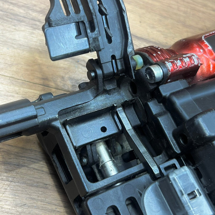 美品 マックス (MAX) 高圧 41mm エアー ネジ打ち機 HV-R41G5-R ターボドライバー 【中古】【船橋馬込店】