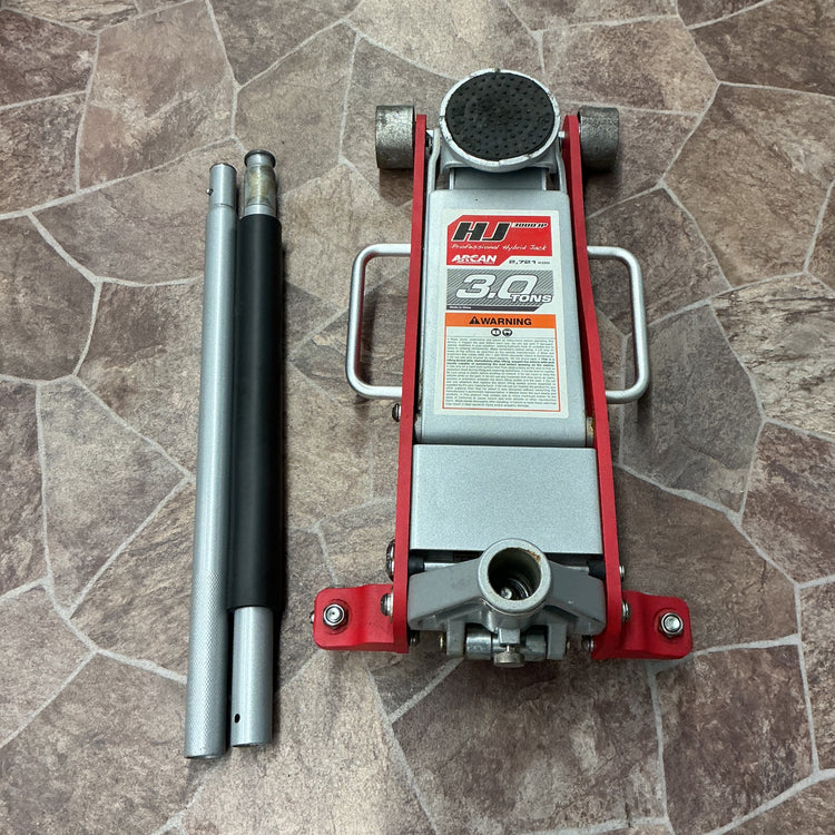 【中古・ジャッキアップOK！】 アルカン 低床ジャッキ 3ton HJ-3000JP 乗用車のジャッキアップにオススメ！ 高さ：最高約470mm【越谷店】