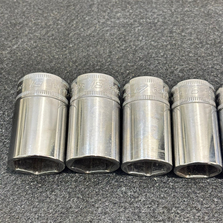 ▲Snap-on スナップオン 6角セミディープソケット FSMS 12個セット 【船橋馬込店】