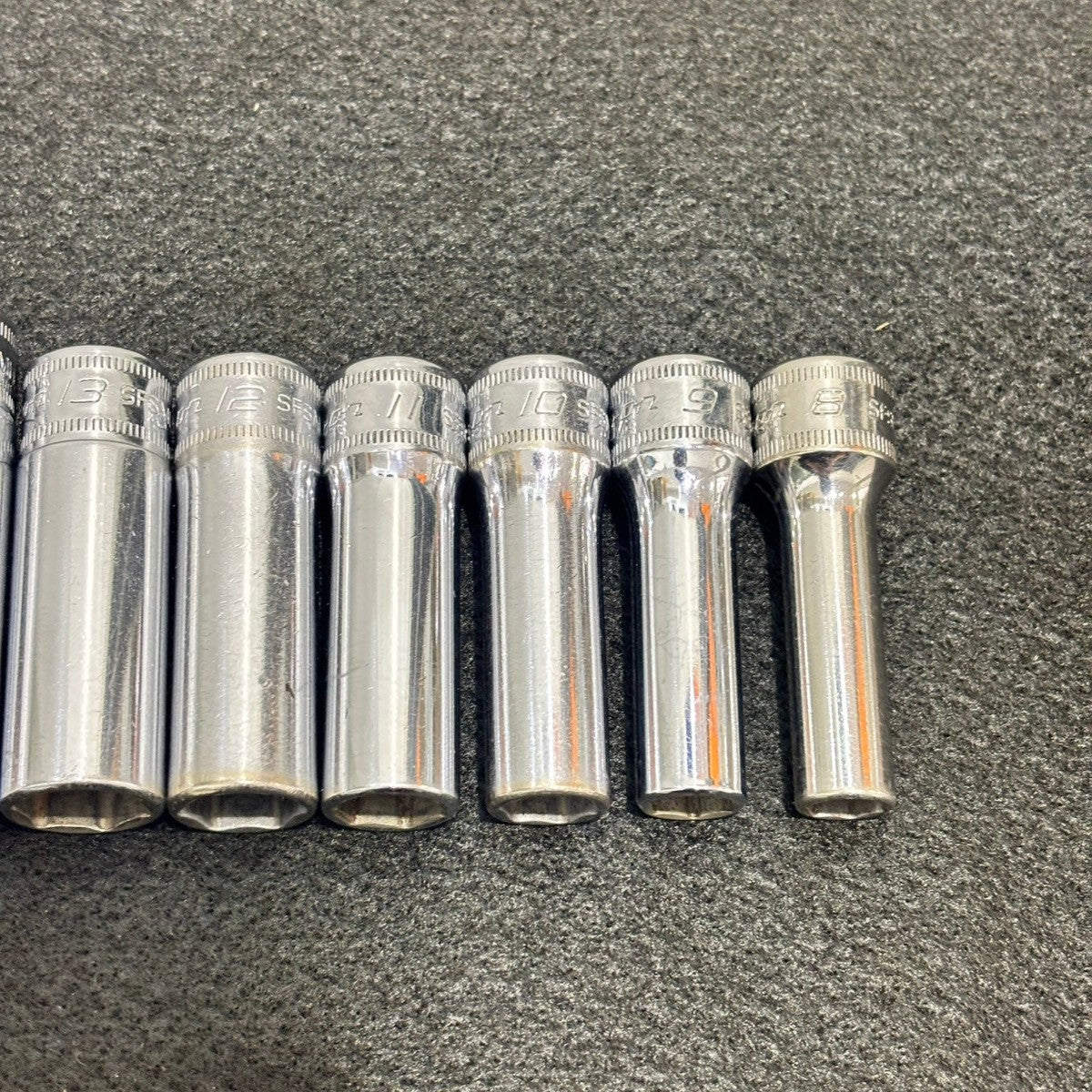 ▲Snap-on スナップオン 6角ディープソケット SFSM 14個セット 【船橋馬込店】