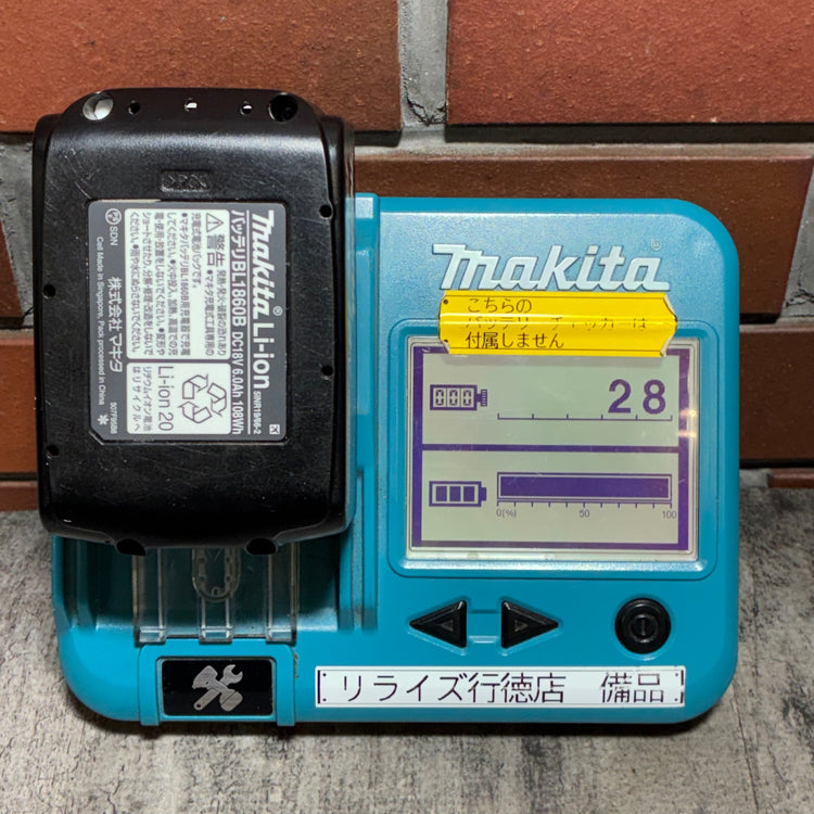 リチウムイオンバッテリー 18V/6.0Ah BL1860B 【市川行徳店】