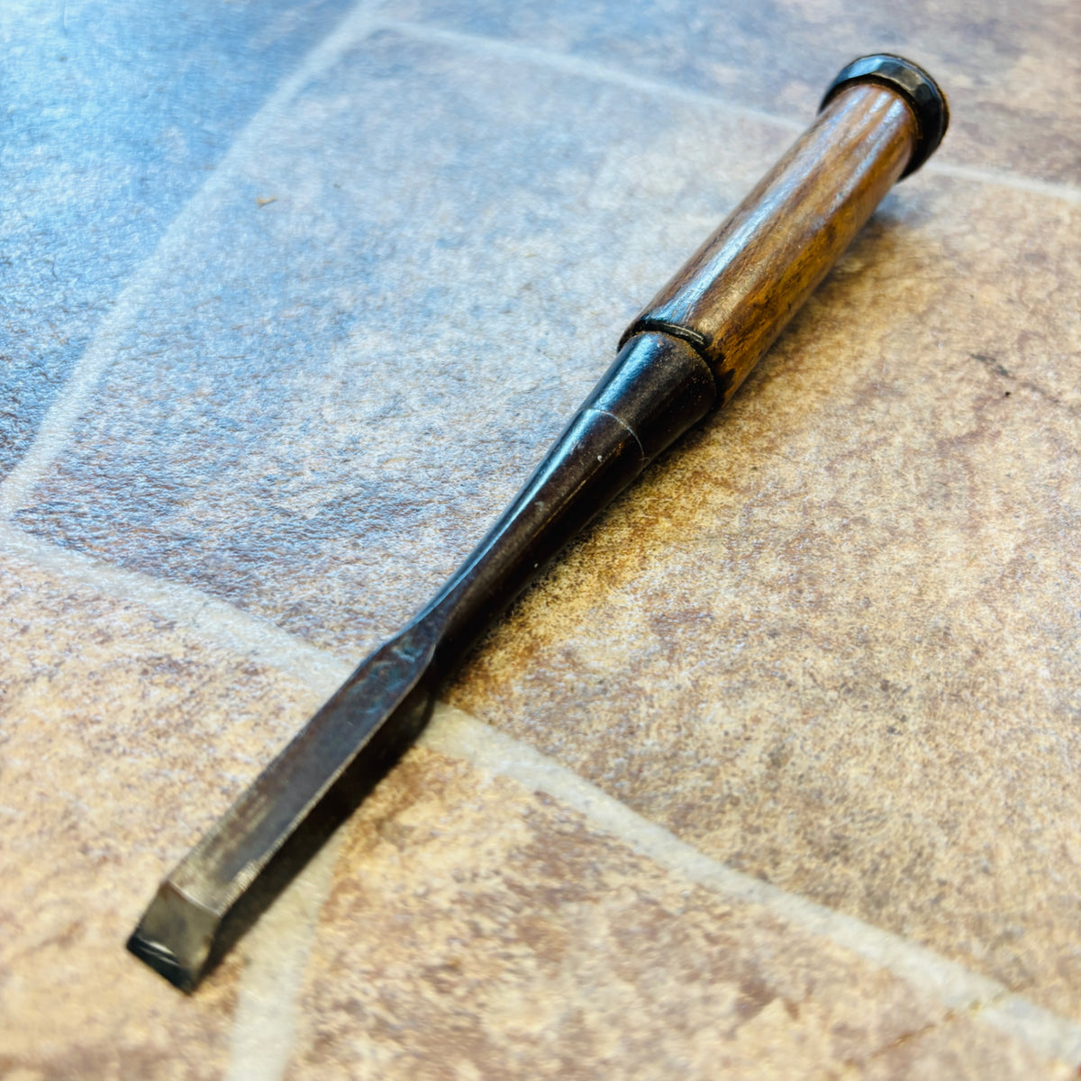 月市弘　追い入れ鑿　3分（刃幅9ｍｍ）全長185ｍｍ 【越谷店】
