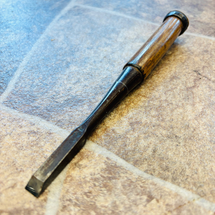 月市弘　追い入れ鑿　3分（刃幅9ｍｍ）全長185ｍｍ 【越谷店】