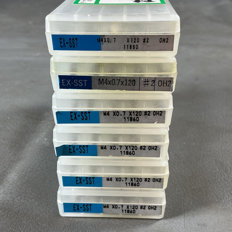 【未使用】OSG　ハンドタップ 一般用 ロングシャンク EXSST M4×0.7×120　5本入りが6箱  【越谷店】
