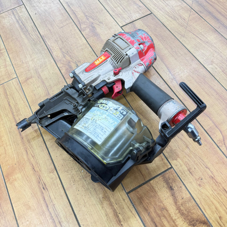 打ち込み動作良好 90mm 高圧エア釘打ち機 HN-90N1 【リライズ蓮田店】