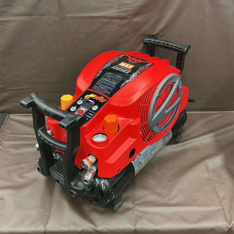 【中古※一部ボタン不良あり】 マックス MAX エアコンプレッサー AK-HL1250E2 レッド 常圧 高圧 11Lタンク 【越谷店】