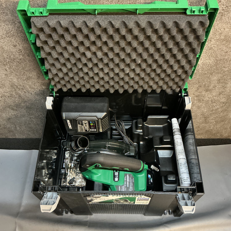 【中古・動作良好！】 ハイコーキ HiKOKI 125mm マルチボルト コードレス集じん丸のこ C3605DYC(XPSZ) セット品 ※充電器旧式 【越谷店】