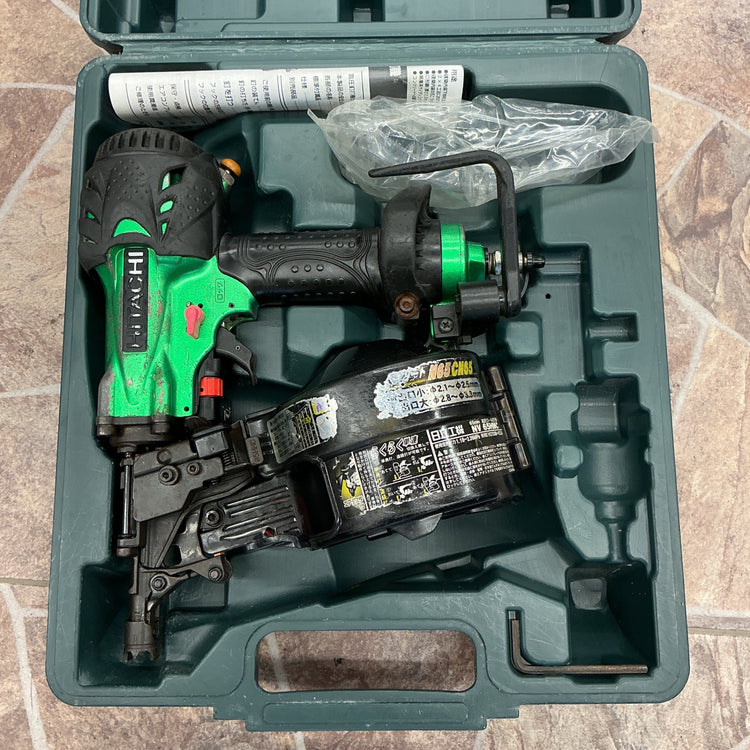 【中古・動作品】 65mm 高圧エア釘打ち機 NV65HMC (L) N65対応！ 【越谷店】