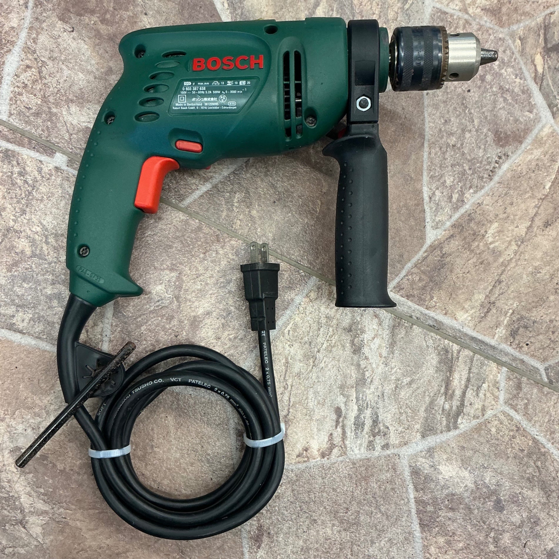 【中古・DIY向け・現状品】 ボッシュ 振動ドリル PSB 500RE 【越谷店】