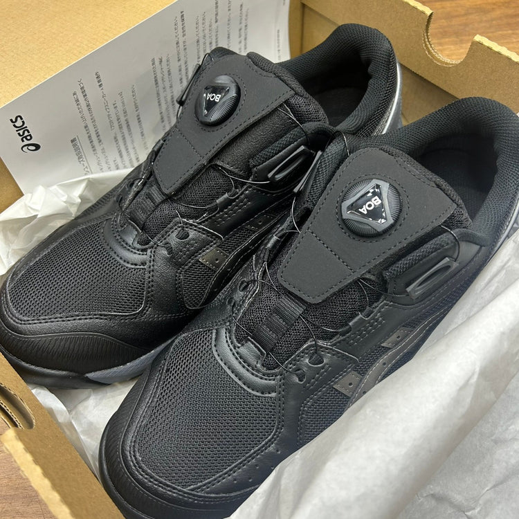 asics アシックス 安全靴 ウィンジョブ WINJOB CP229 BOA ブラック 27.5cm 【船橋馬込店】