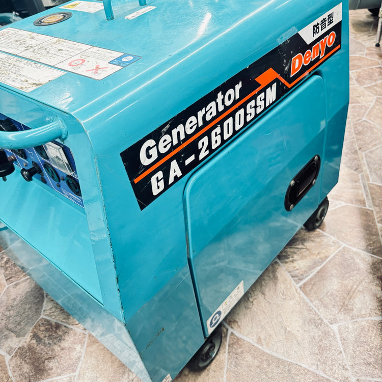 ※店頭引取限定　Denyo デンヨー　防音型エンジン発電機　GA-2600SSM 【越谷店】