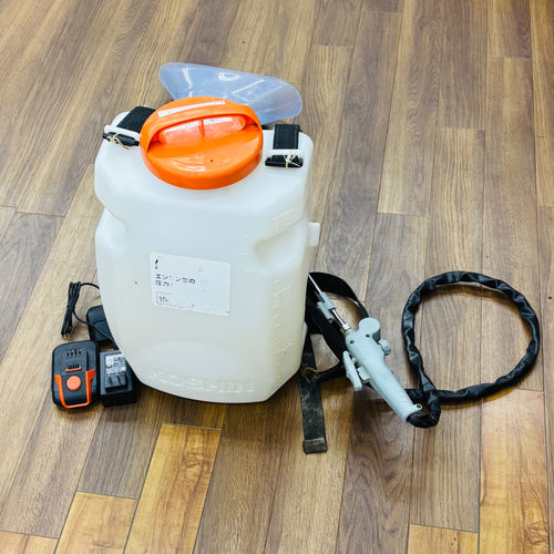 動作確認済み  18V 充電式噴霧器 SLS-15H バッテリ2個・充電器付【リライズ蓮田店】