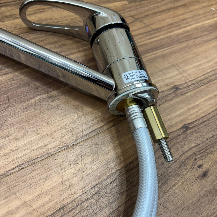 ◆SANEI シングルワンホール混合栓 K87110JV-13 【船橋馬込店】