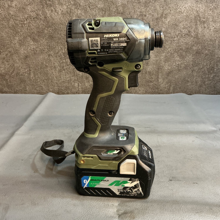 【中古】ハイコーキ(HIKOKI) コードレスインパクトドライバ WH36DC (2XPGSZ)  【越谷店】