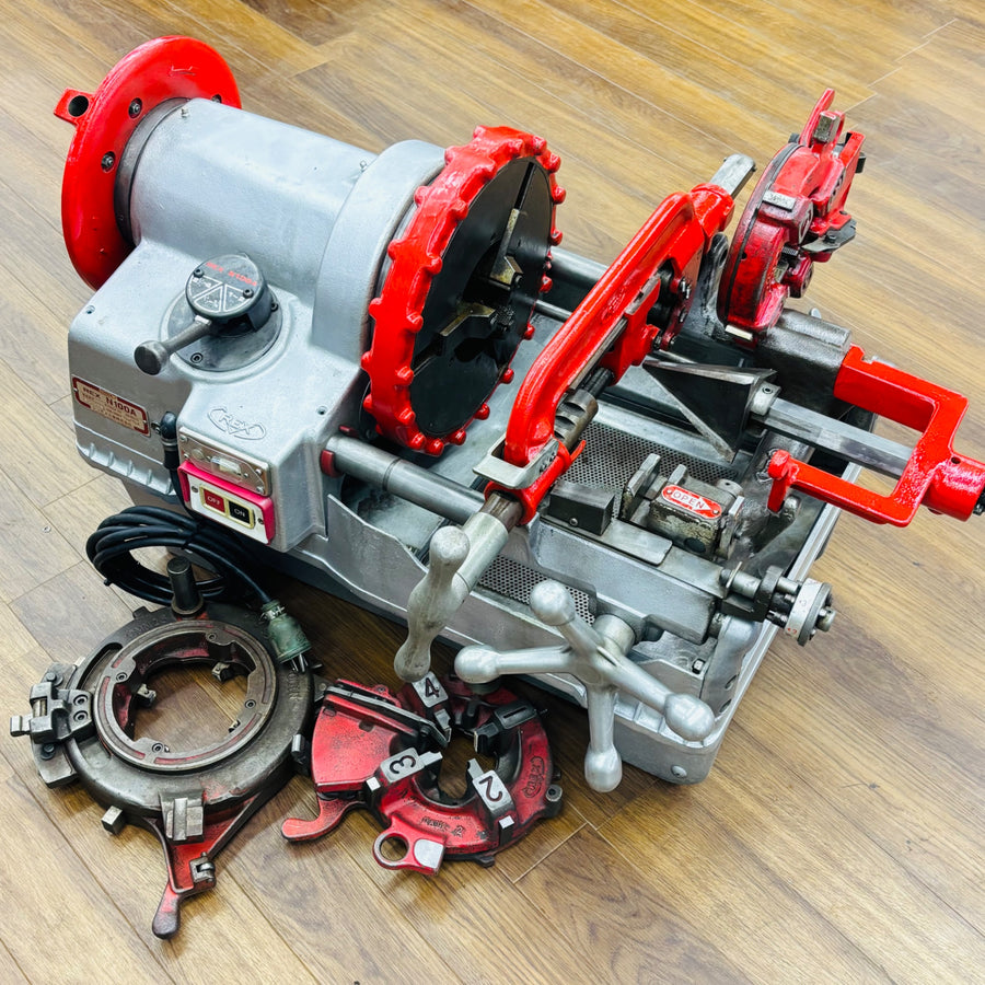 【引取限定】ねじ切り機 パイプマシン N100A ダイヘッド1/2～4インチ完備【リライズ蓮田店】