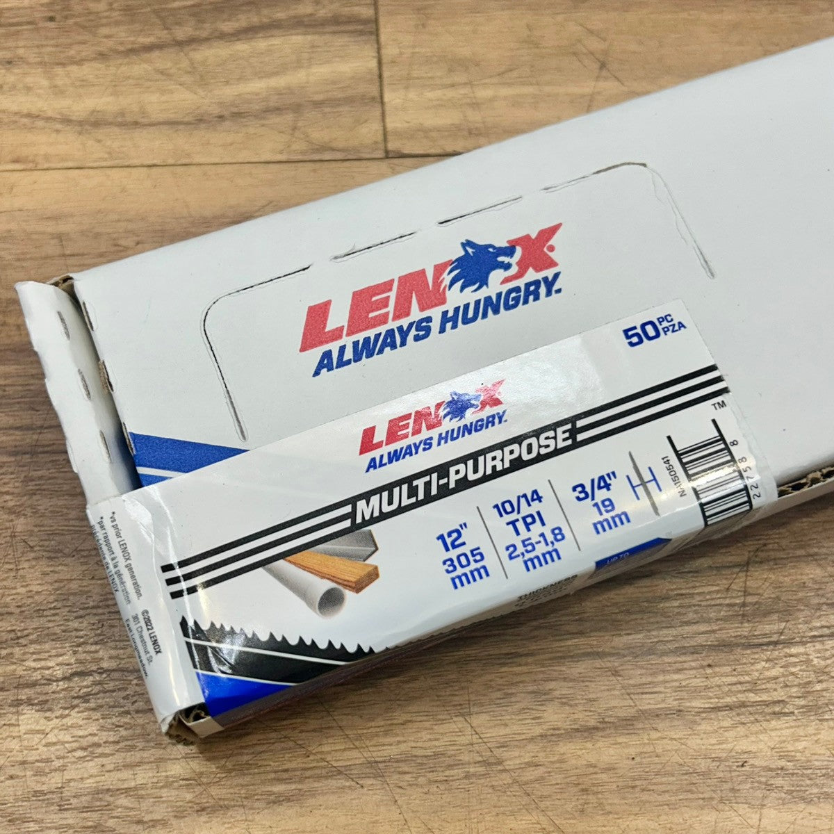 LENOX レノックス バイメタルセーバーソーブレード 10/14 50枚入り 22758OSB110R 【船橋馬込店】