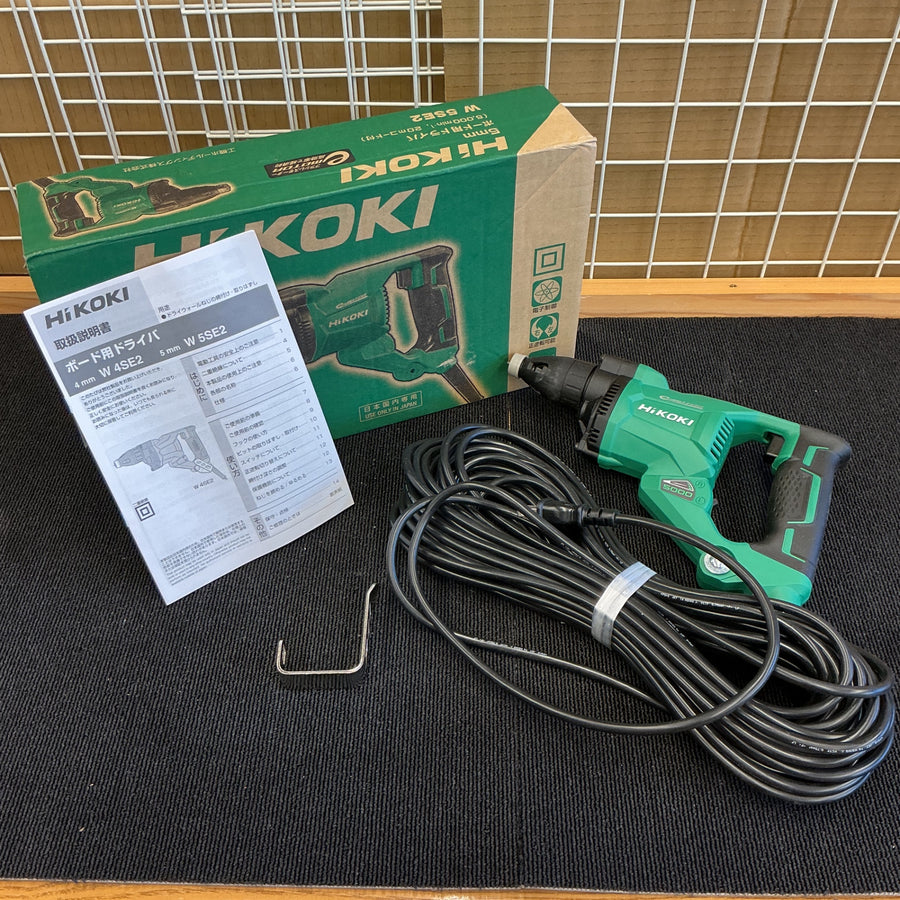 【未使用・売り切りセール！】 ハイコーキ HiKOKI ボード用ドライバ W5SE2(L) 5mmねじ対応 トルクタイプ パワフル 【越谷店】
