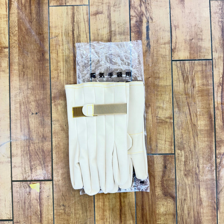 【ネコポス】 ヨツギ(YOTUGI) 保護革手袋 マジックテープ付き 大YS-103-12-02 【未使用】 【蓮田店】