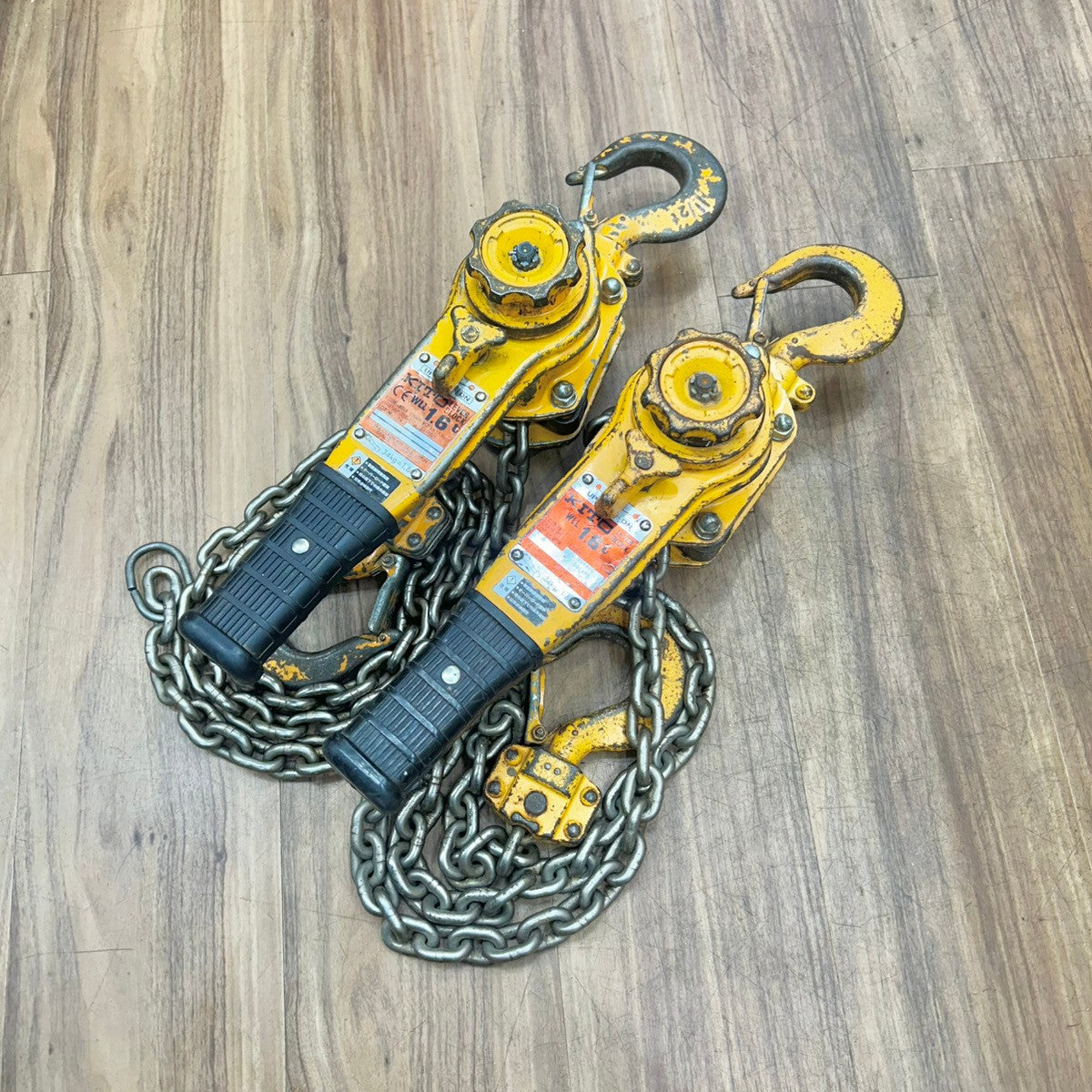 2個セット KITO (キトー) レバーブロック LB016 1.6t 【船橋馬込店】