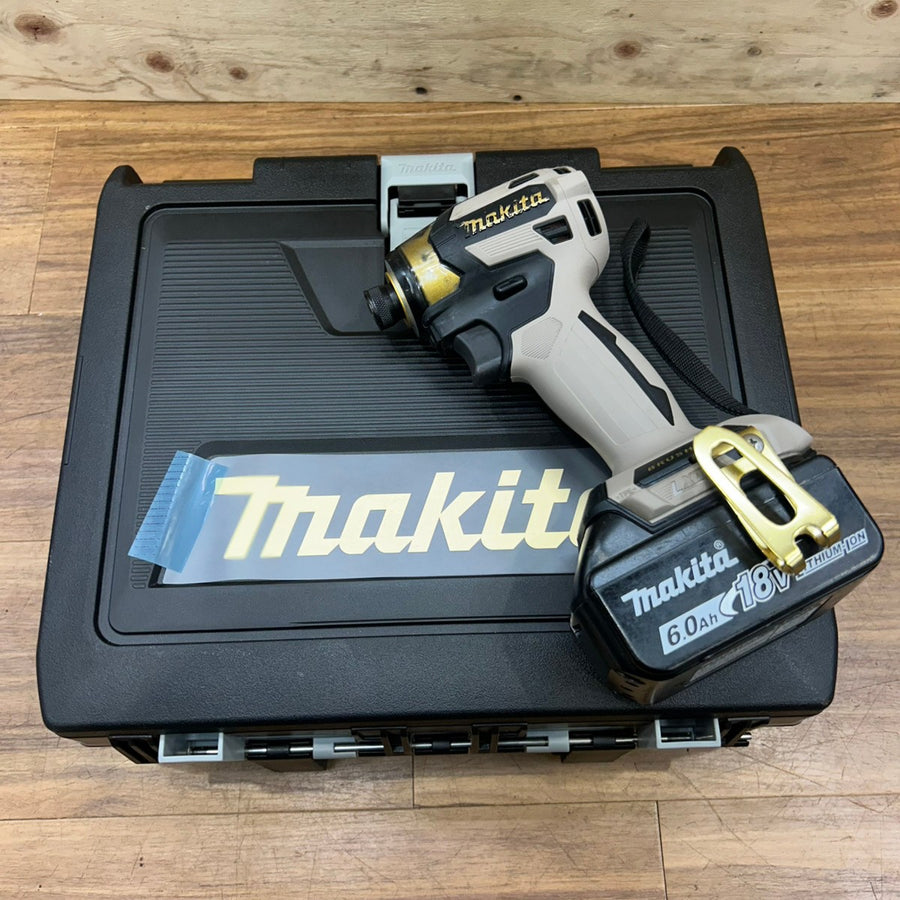 ◆マキタ(makita) インパクトドライバー 20周年モデル プレミアムグレージュ 本体のみ TD173DZPG 【船橋馬込店】