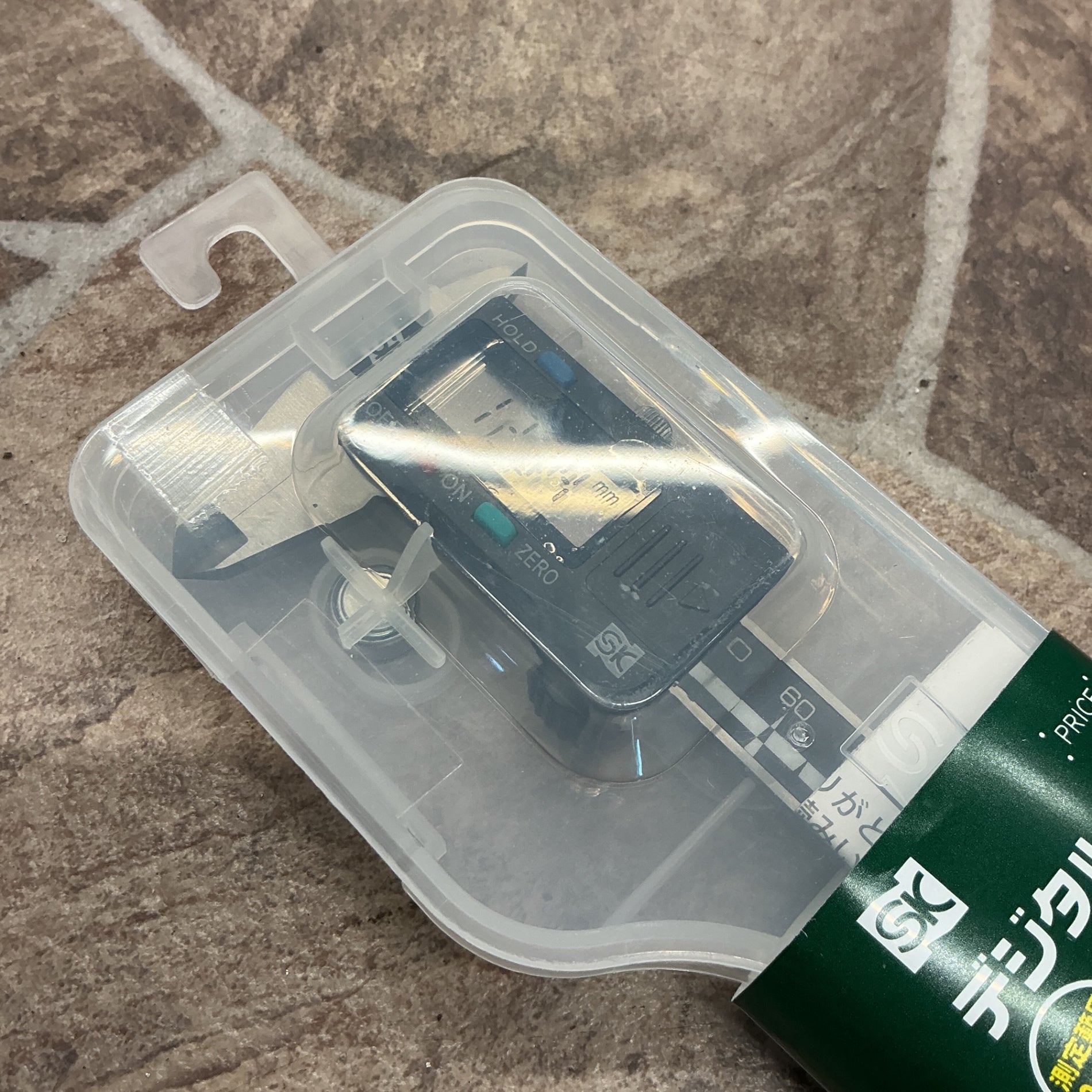 【未使用】 新潟精機(SK) 100mm デジタルノギス DN-100 デプスバー有 クリアハードケース付 【越谷店】