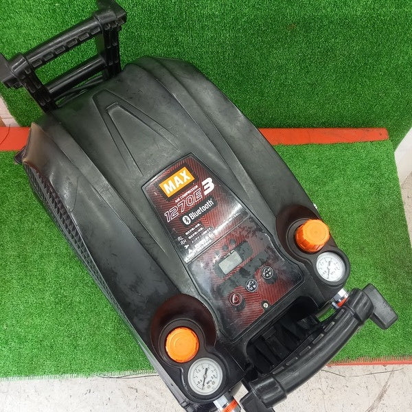 高圧エアコンプレッサ AK-HH1270E3 (ブラック) 【野田愛宕店】