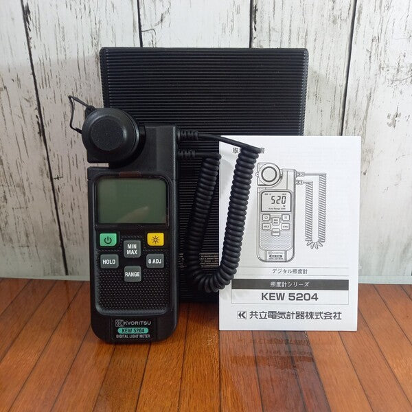 共立電気計器 デジタル照度計 KEW 5204 【野田愛宕店】