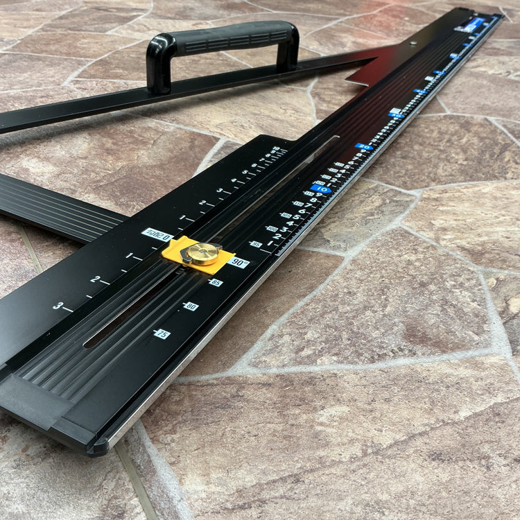 【美品中古】 シンワ たためるエルアングルNext 1m 73123 マルノコ定規 ボードカット ボード定規 【越谷店】