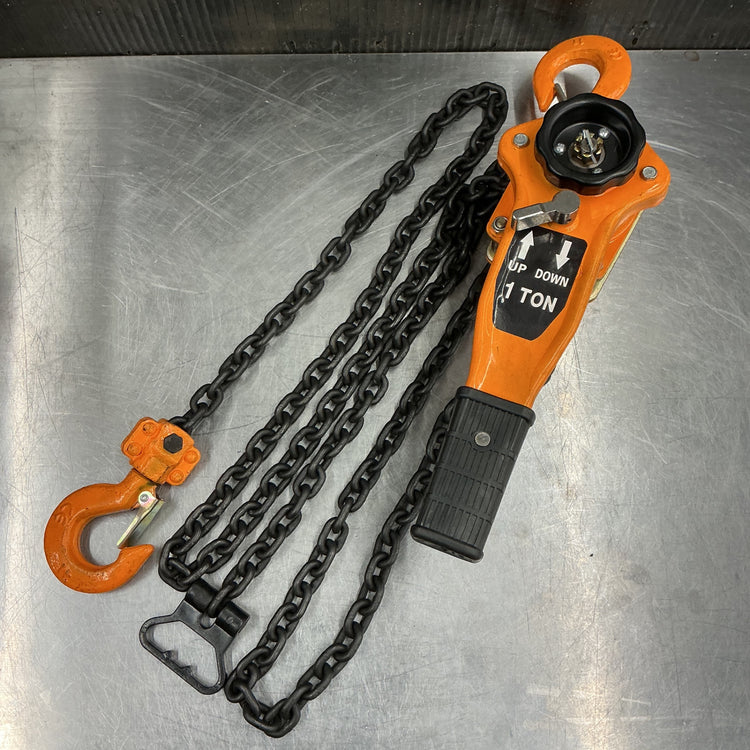 【中古現状品】 メーカー・型式不明 1tレバーブロック 【越谷店】