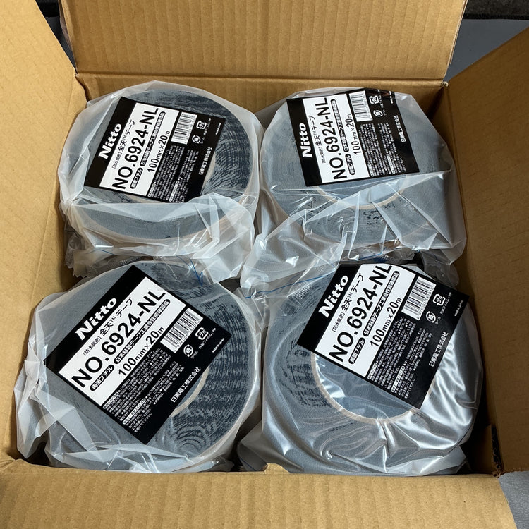 【未使用】Nitto ニットー 防水気密 全天テープ NO.6924-NL 両面ブチル 100mm×20m 8巻き入り  【越谷店】