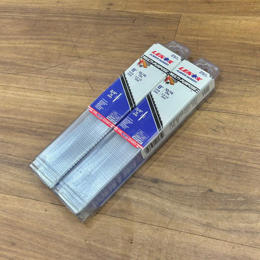 2ケースセット レノックス (LENOX) バイメタル セーバーソーブレード B850R 200mm 25枚入 20535B850R 【船橋馬込店】