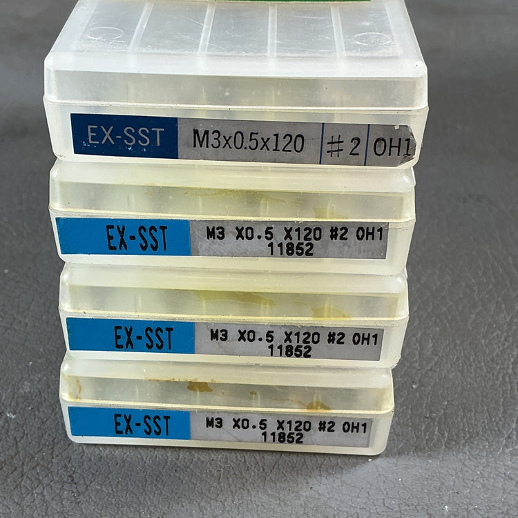 【未使用】OSG　ハンドタップ 一般用 ロングシャンク EXSST M3×0.5×120　5本入りが4箱  【越谷店】