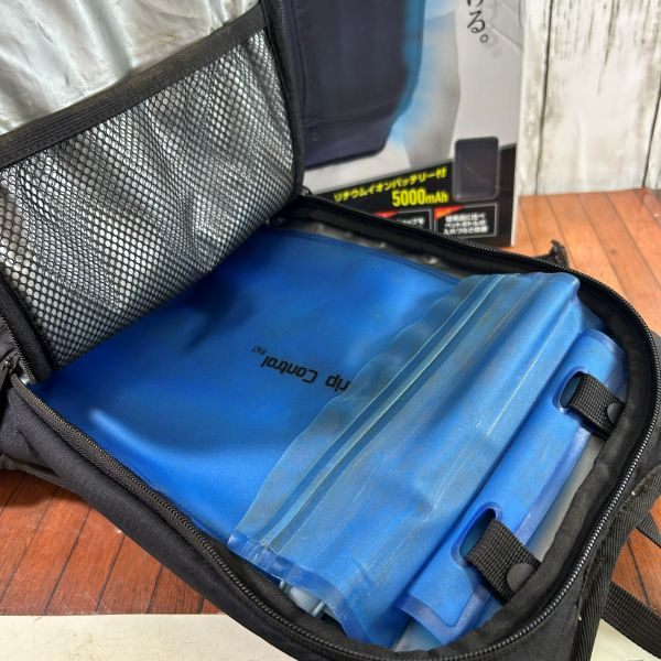 水冷服  作業着 熱中症対策 冷却ベスト DC-SB04SE(B) ブラック 【野田愛宕店】
