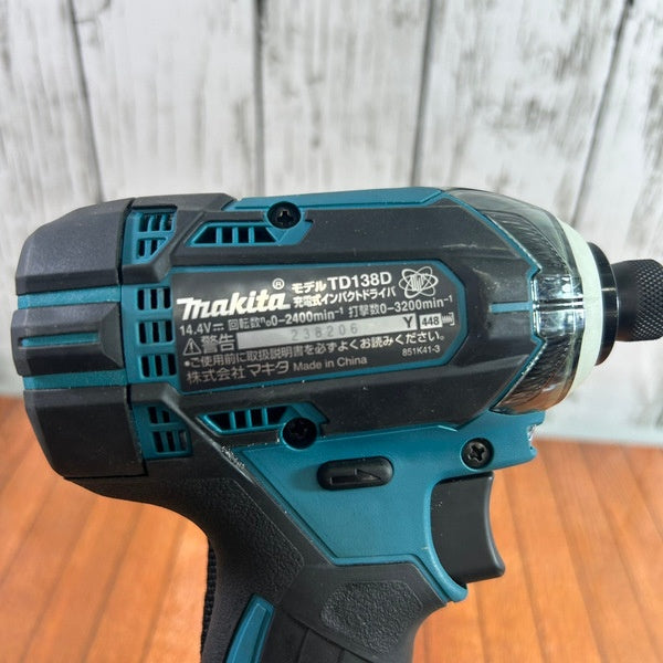 充電式インパクトドライバー TD138DRFX 【野田愛宕店】