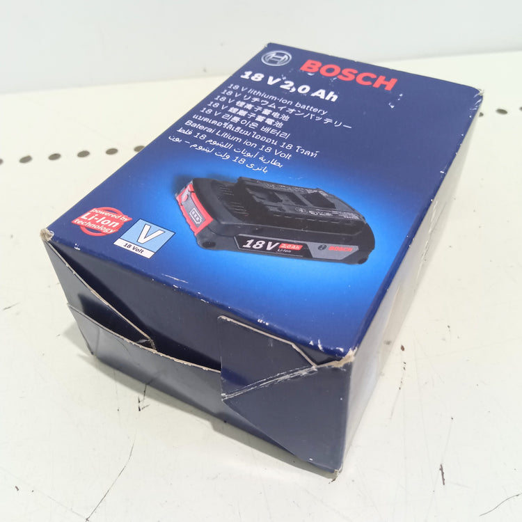 純正 BOSCH ボッシュ 18V 2.0Ah リチウムイオンバッテリー A1820LIB 薄型 【船橋馬込店】
