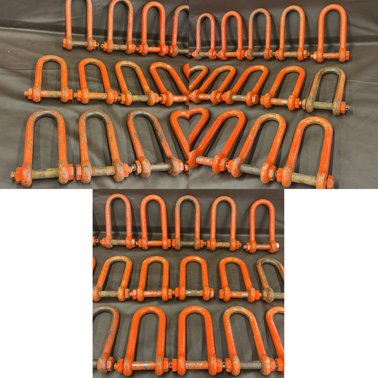 【中古品・まとめ売り！】 大洋製器工業 (TAIYO) WLL2T5 シャックル 20個セット 使用荷重2.5トン(2500kg) 【越谷店】