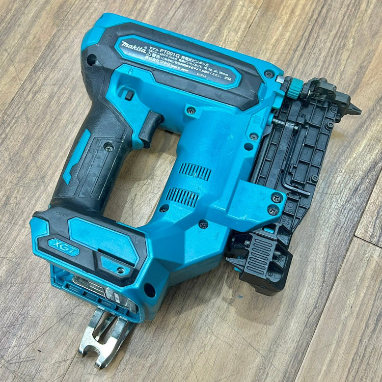 バッテリー付き マキタ (makita) 35mm コードレスピンネイラ PT001GZ 本体 BL4025 【船橋馬込店】