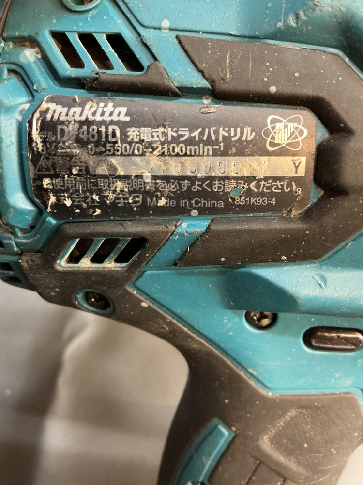 【ジャンク】マキタ(makita) 充電式ドライバドリル DF481DZ  【越谷店】