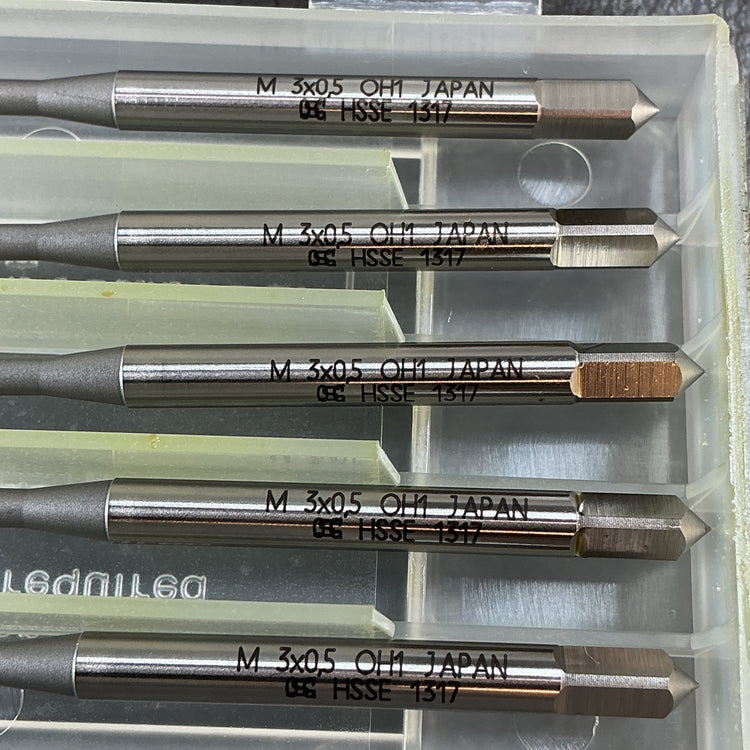 【未使用】OSG　ハンドタップ 一般用 ロングシャンク EXSST M3×0.5×120　5本入りが4箱  【越谷店】