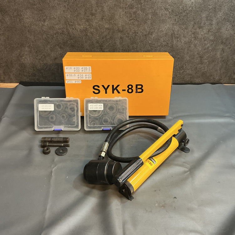 【中古】Jieoto ステンレス鋼油圧穴パンチ油圧パンチャー SYK-8B  【越谷店】